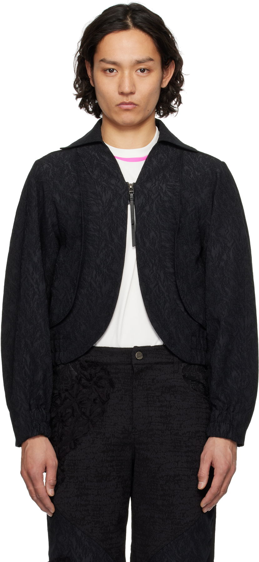 Jakna ADER ERROR ADER error Orbe Product. 19 Cropped Jacket Črna | BO01SSJK0801BK