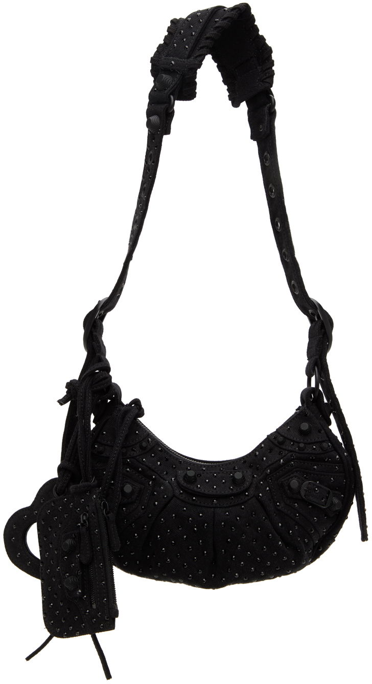 Torba za čez ramo Balenciaga XS 'Le Cagole' Bag Črna | 671309 2AAKM, 0