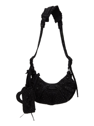 Torba za čez ramo Balenciaga XS 'Le Cagole' Bag Črna | 671309 2AAKM
