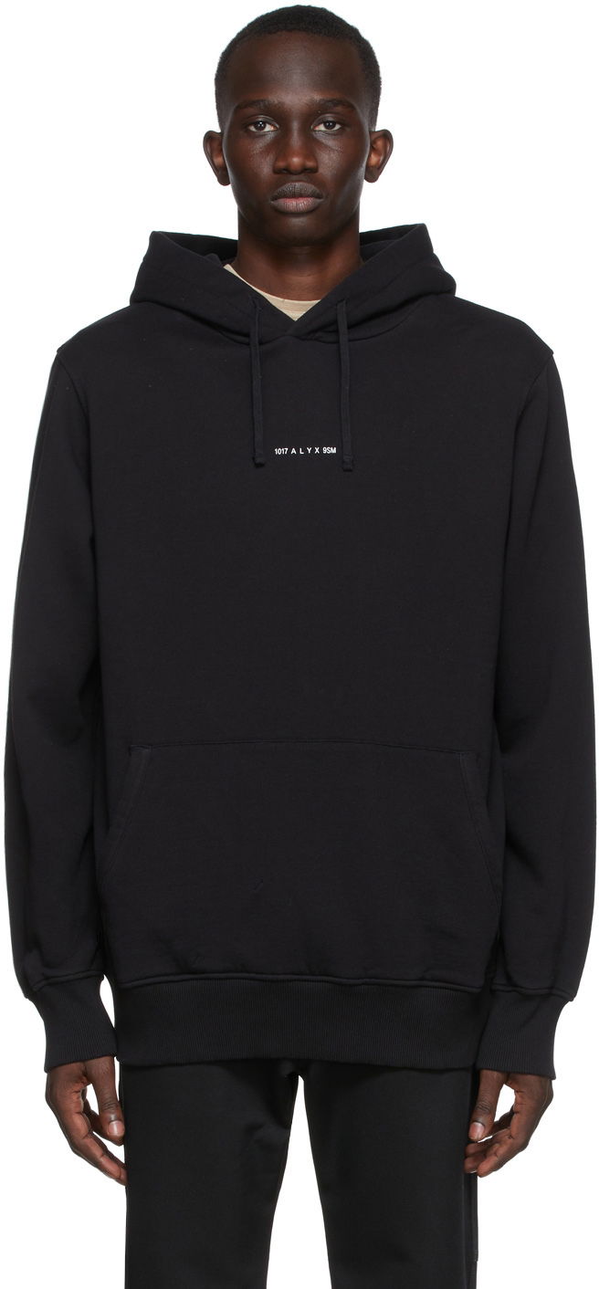 Pulover 1017 ALYX 9SM Collection Logo Black Hoodie Črna | AAUSW0123FA01.S22