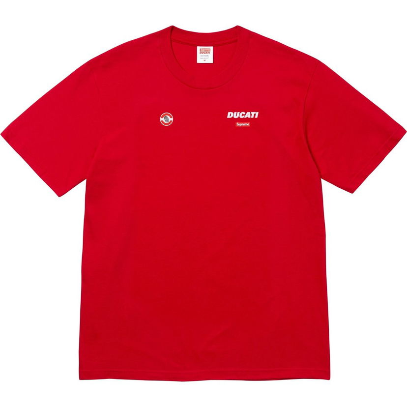 Majica Supreme Logo T-Shirt by Supreme x DUCATI Rdeča | SUP-SS24-277
