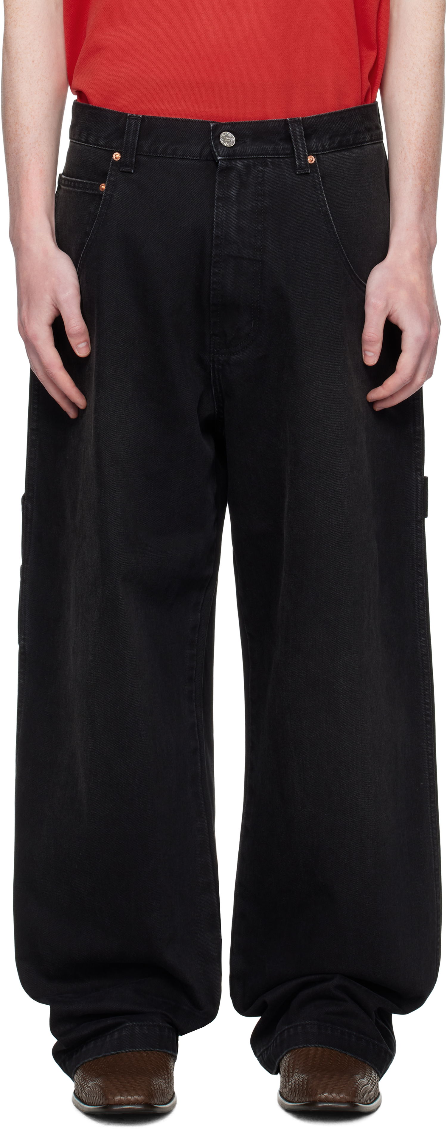 Kavbojke VETEMENTS VETEMENTS Hip-Hop Jeans Črna | UH76DP250B2, 0