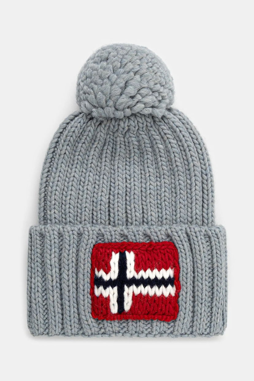 Beanie Napapijri Napapijri Semiury 5 Pom Beanie Siva | NP0A4GKBI841