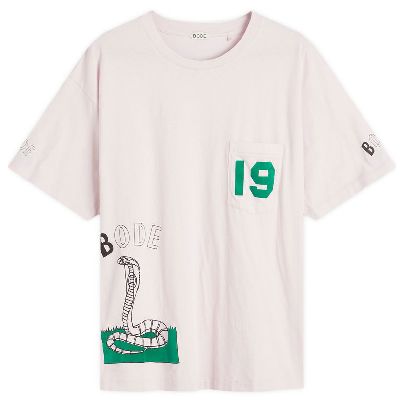 Majica Bode BODE Cobra Graphic T-Shirt, Size Large Roza | MRS25CS010-PNK