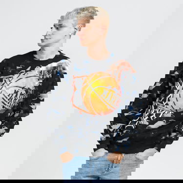 Pulover MARKET Shattered Backboard Tie-Dye Crewneck Črna | 398000029 / 190134, 0