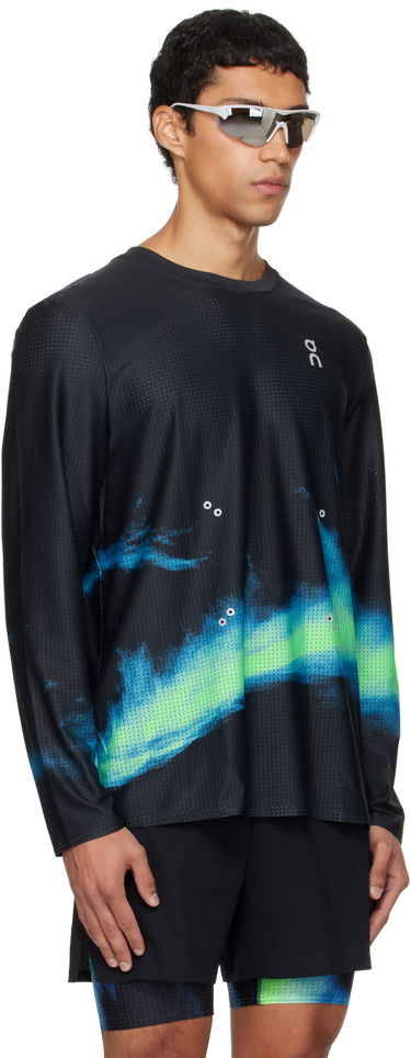 Majica On Running Pace Mesh Long Sleeve Running T-Shirt Črna | 1MF10733398, 1