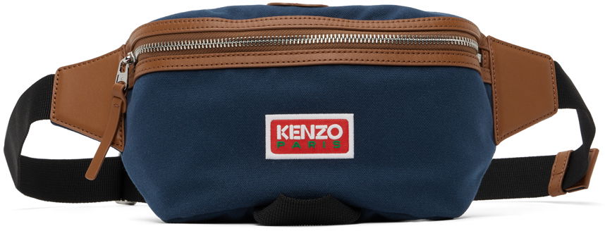 Torbice za okoli pasu KENZO Paris Explore Pouch Mornarica | FD65SA107B10, 0