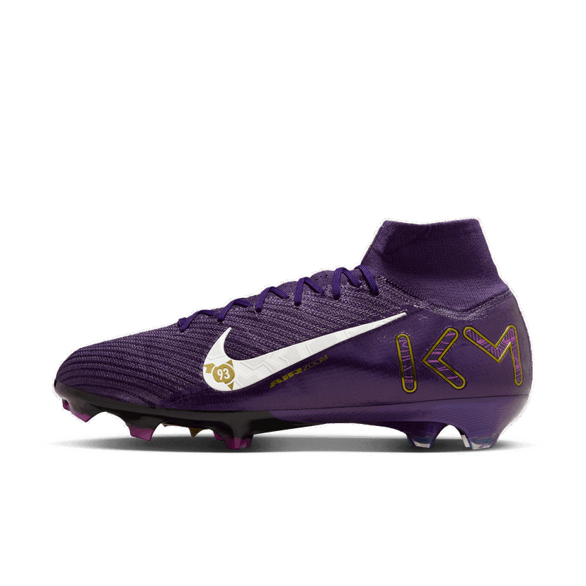Superge in čevlji Nike Mercurial Superfly 10 Elite Kylian Mbappé FG Lila | FQ8692-500