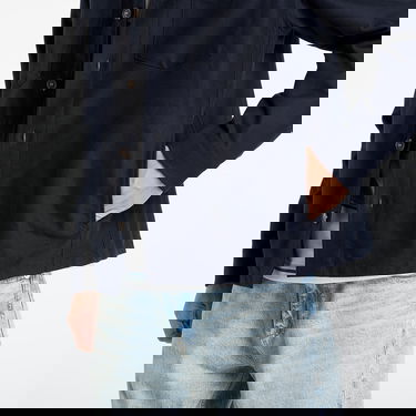 Srajce Fred Perry Fred Perry Brushed Twill Overshirt Mornarica | M1723-608, 4