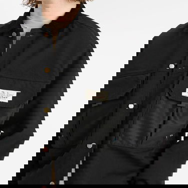 Jakna Brain Dead Brain Dead Cropped Chore Jacket, Size Large Črna | BDS25OO00043-BLK, 5