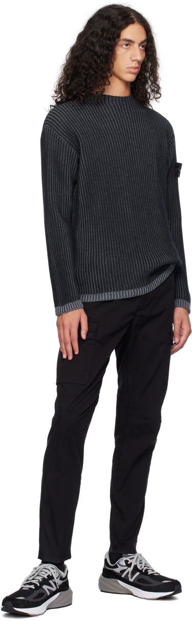 Pleteni pulover Stone Island Vanisé Full Rib RWS Wool Sweater by Stone Island Črna | 8115532C1, 4