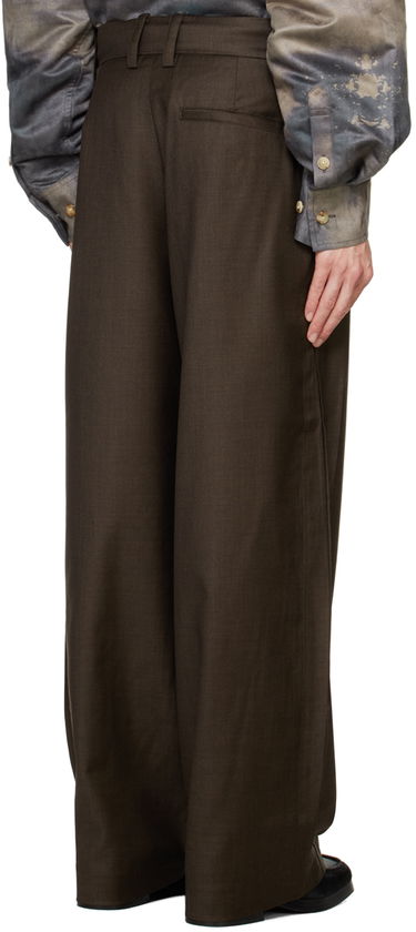 Hlače Feng Chen Wang Feng Chen Wang Folding Trousers Rjava | FMF18TR08, 2
