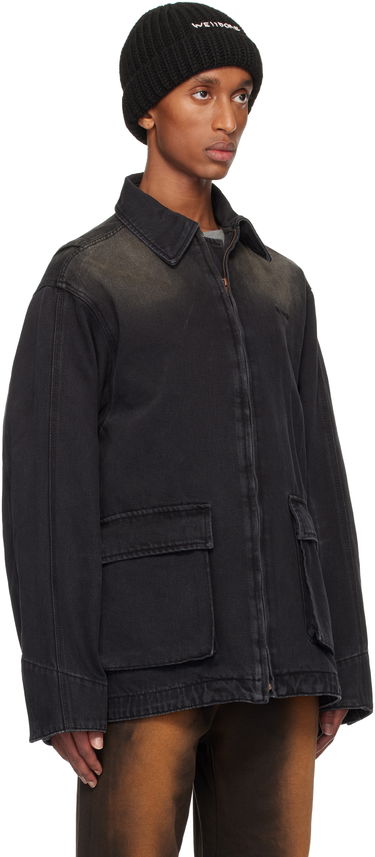 Beanie We11done We11done Classic Washed Denim Jacket Črna | WD-DJ3-24-334-U-BK, 1