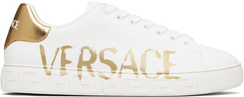 Oblačila Versace Versace Logo Greca Bela | 1014460_1A14389