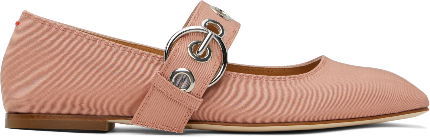 Nega čevljev Aeyde Aeyde Uma Eyelet Ballerina Flats Roza | A11-FL-RKLS08FL159-SS25-1018-069, 0