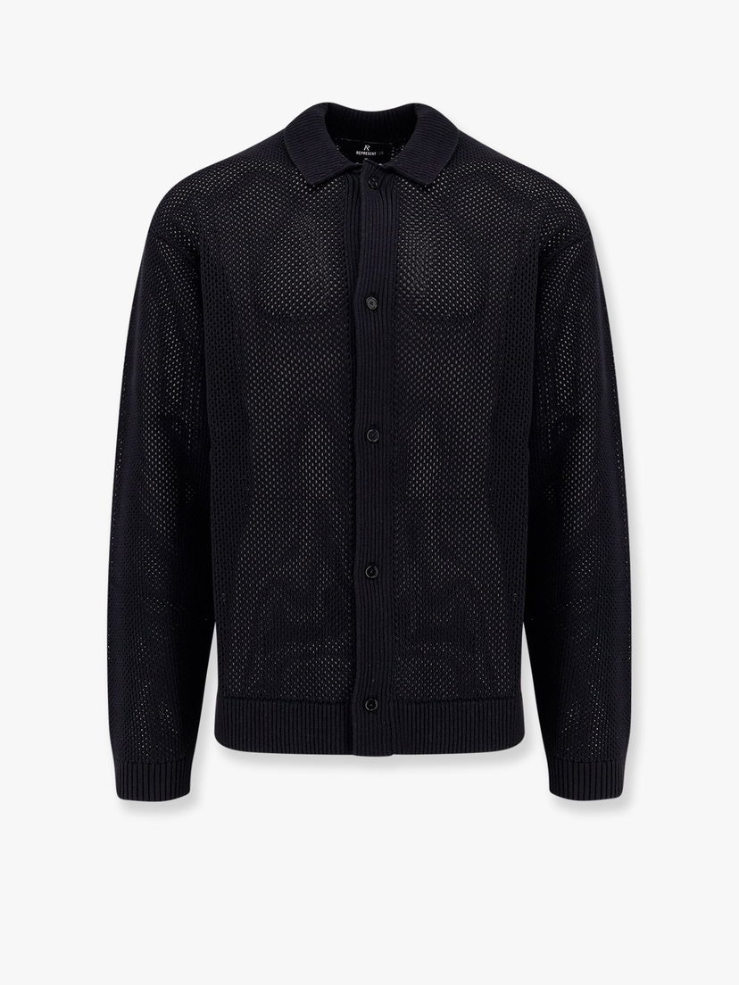 Pleteni pulover Represent Clo Open Knit Cardigan by Represent Mornarica | MLM382901