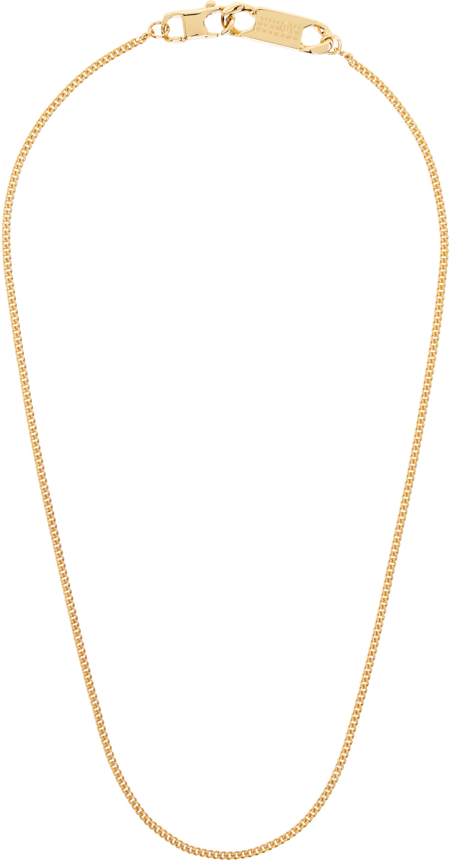 Ogrlica Maison Margiela MM6 Maison Margiela Silver Mixed Chain Necklace Kovinski | SM6UU0081 P8371, 1