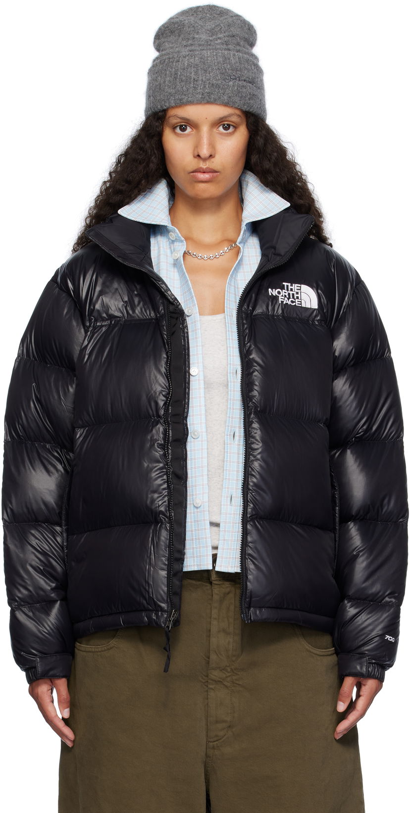 Puhovka The North Face 1996 Retro Shine Nuptse Puffer Jacket Črna | NF0A3C8D38S