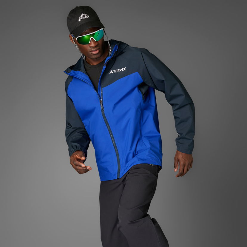 Vetrovka adidas Performance Terrex Multi 2L RAIN.RDY Jacket Modra | JD8353