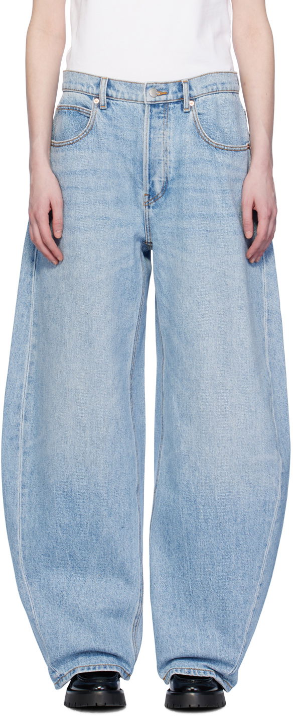 Kavbojke Alexander Wang Alexander Wang Oversized Jeans Modra | 4DC2244264, 0
