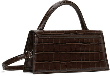 Torbica Jacquemus Jacquemus 'The long Chiquito' Croc-Embossed Top Handle Bag Rjava | 25E213BA004-4301, 2