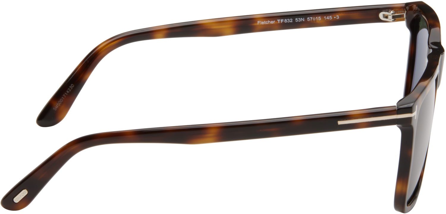 Sončna očala Tom Ford Tom Ford Polarized Fletcher Sunglasses Rjava | FT0832_5753N, 1