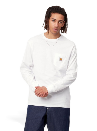 Majica Carhartt WIP L/S Pocket T-Shirt Bela | I030437_02_XX
