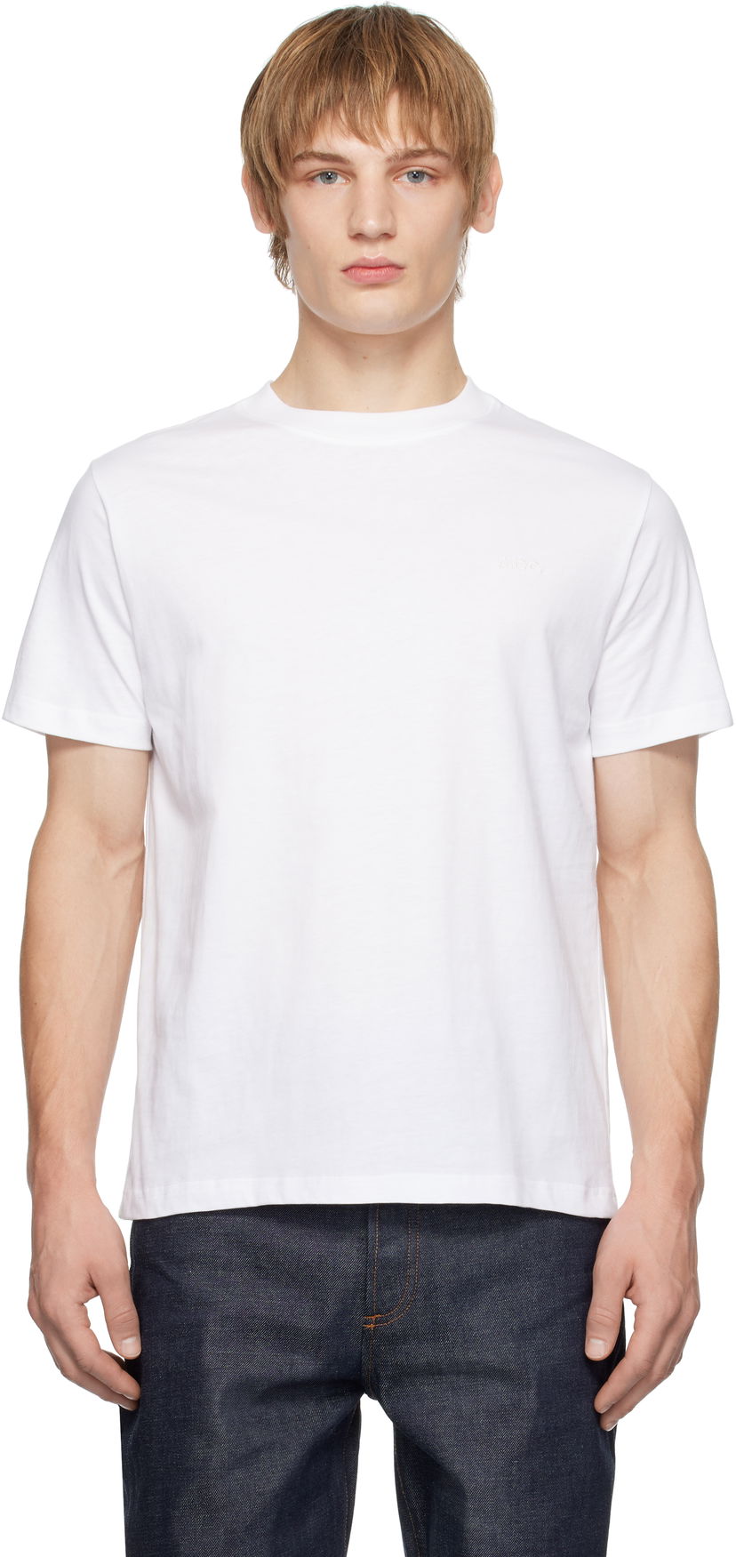 Majica A.P.C. Standard Embroidered Logo T-Shirt Bela | COHBW-M26392