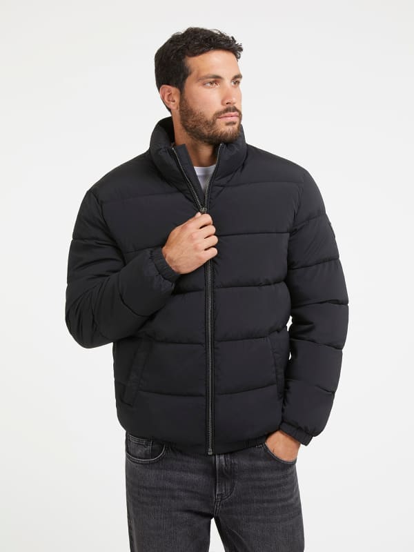 Puhovka GUESS Stretch Nylon Črna | M3BL18WFOU2, 0