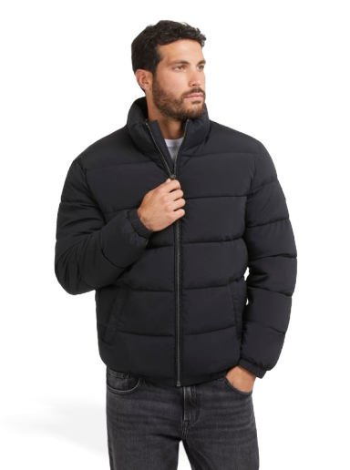Puhovka GUESS Stretch Nylon Črna | M3BL18WFOU2
