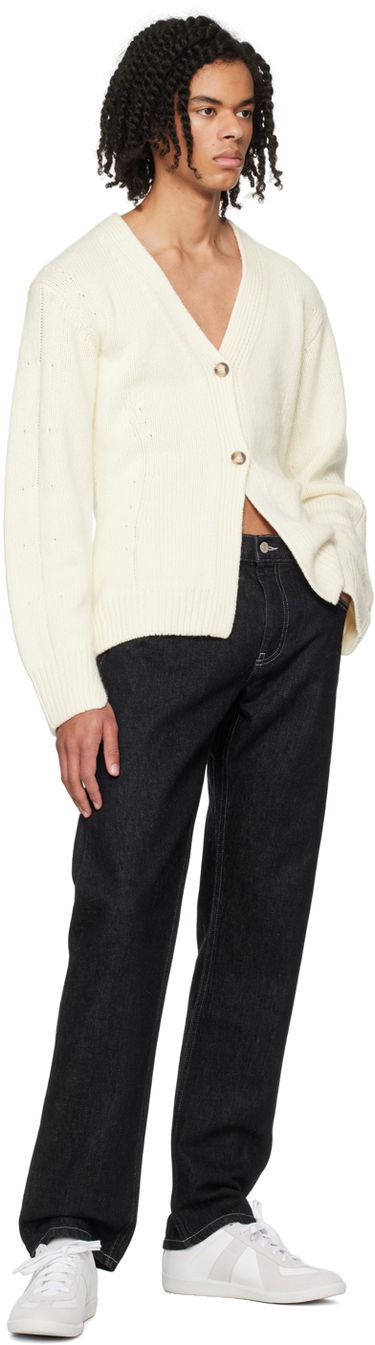 Pleteni pulover Helmut Lang Helmut Lang Tailored Cardigan Bela | N09HW705, 3