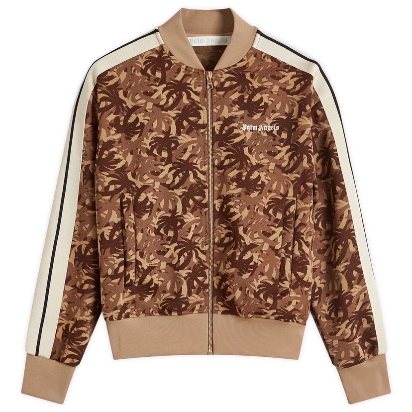 Bomber jakna Palm Angels PAlms Camo Bomber Track Jacket Rjava | PWBD050F24FAB0016003