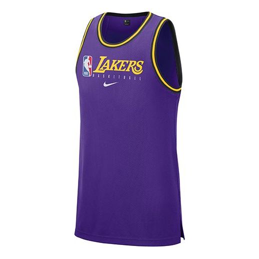 Majica brez rokavov Nike Los Angeles Lakers Basketball Jersey Lila | BQ9344-504