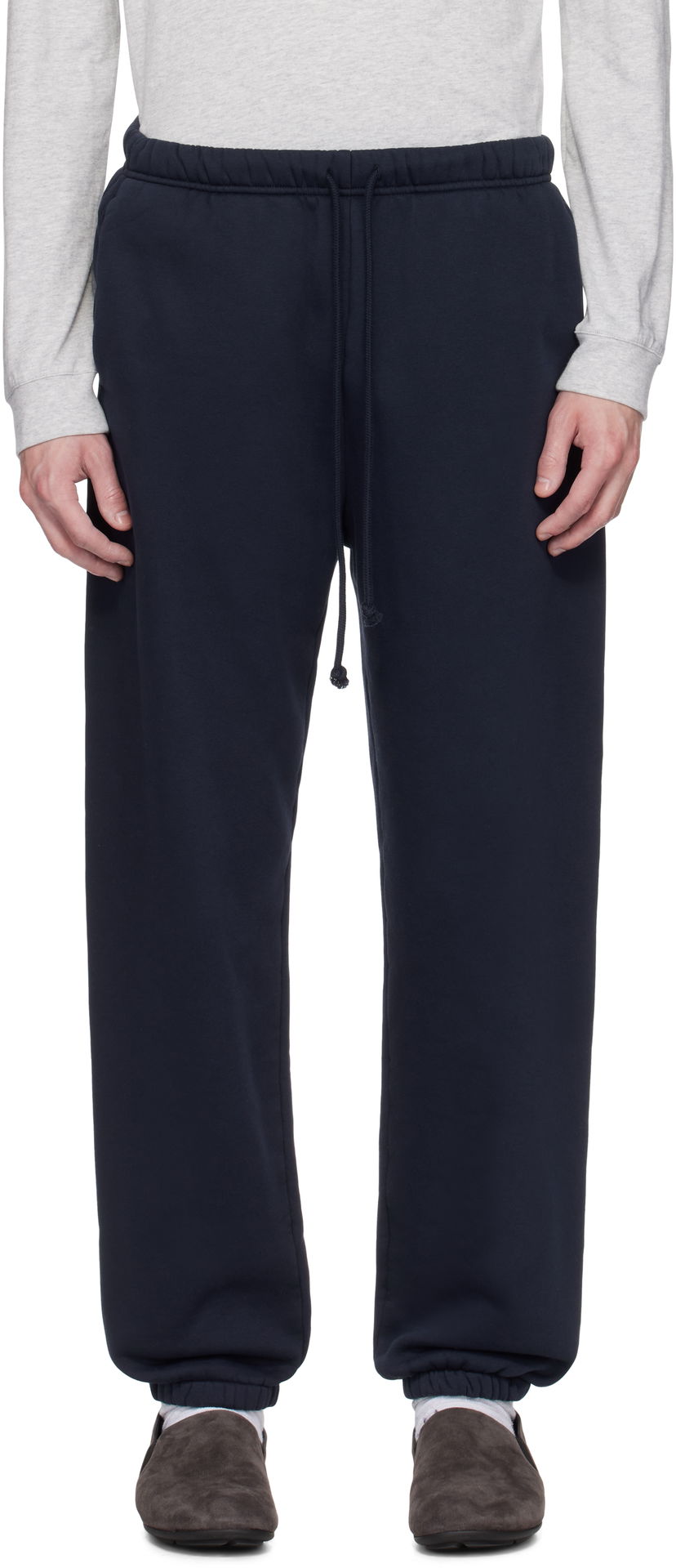 Trenirka SKIMS SKIMS Fleece Relaxed Sweatpants Mornarica | PT-JOG-8451M-NAVY