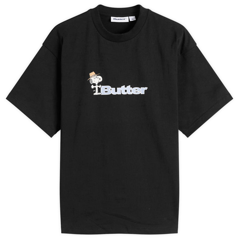 Majica Butter Goods Peanuts Spike Logo T-Shirt Črna | BGBP240301-BLK