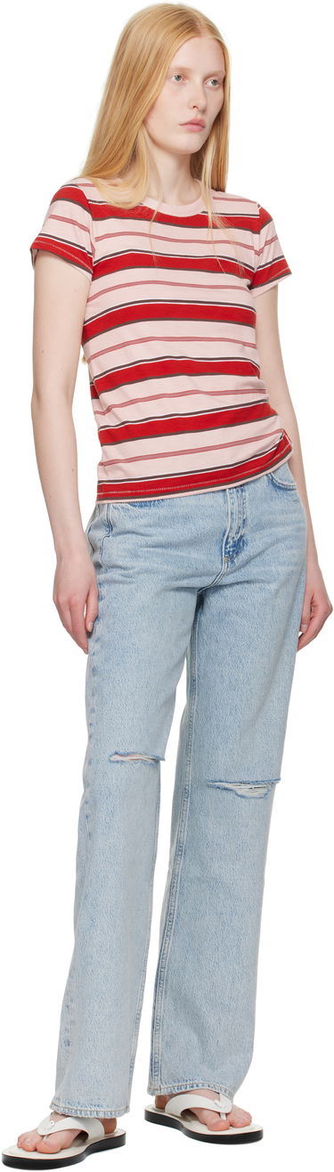 Kavbojke rag & bone rag & bone Shea Relaxed High Rise Jeans Modra | WDD25P1006RGCH, 3