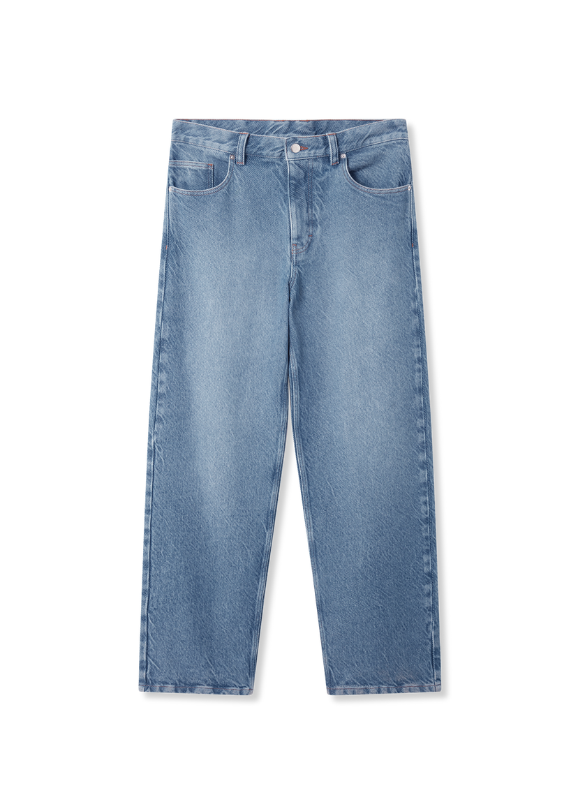 Kavbojke AXEL ARIGATO Relaxed Fit Twill Jeans Modra | A3261001