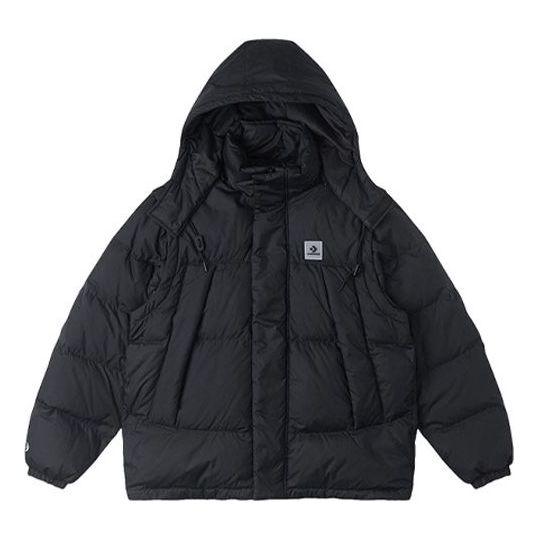 Puhovka Converse Premium Short Down Detachable Jacket Črna | 10025253-A03