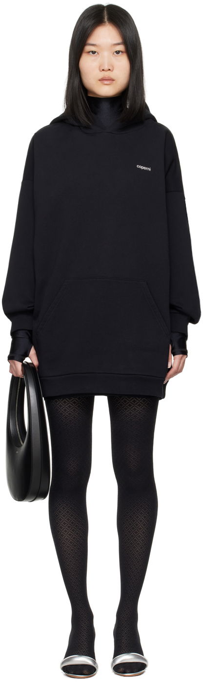 Pulover Coperni Coperni Hooded Minidress Črna | COPJS62523