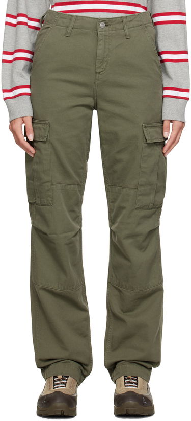 Cargo hlače Carhartt WIP Regular Fit Cargo Pants Zelena | I030475, 0