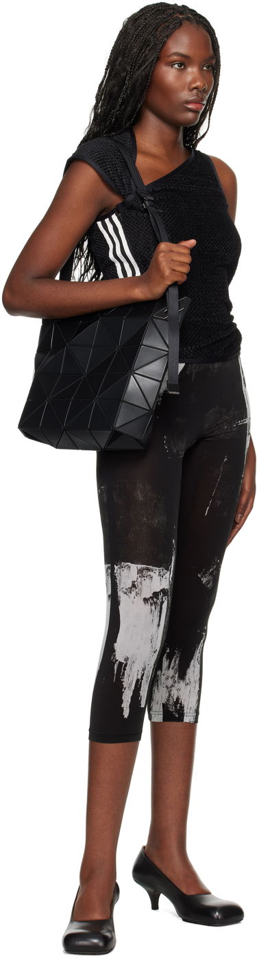 Torba za čez ramo BAO BAO ISSEY MIYAKE Geometric Patterned Black Shoulder Bag Črna | BB48AG491, 3