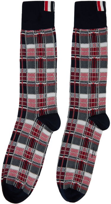 Nogavice Thom Browne Thom Browne Check Socks Večbarvna | MAS155A-Y3012, 1