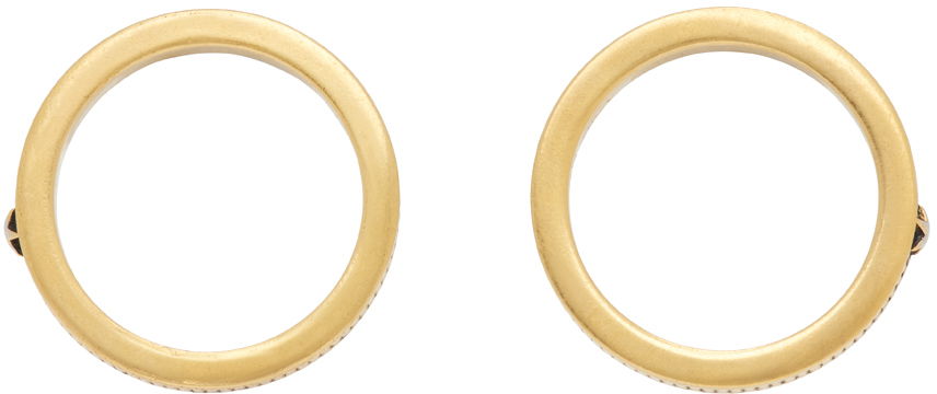Uhani Maison Margiela Stud Earrings Bež | SM1VG0048 P6476, 0