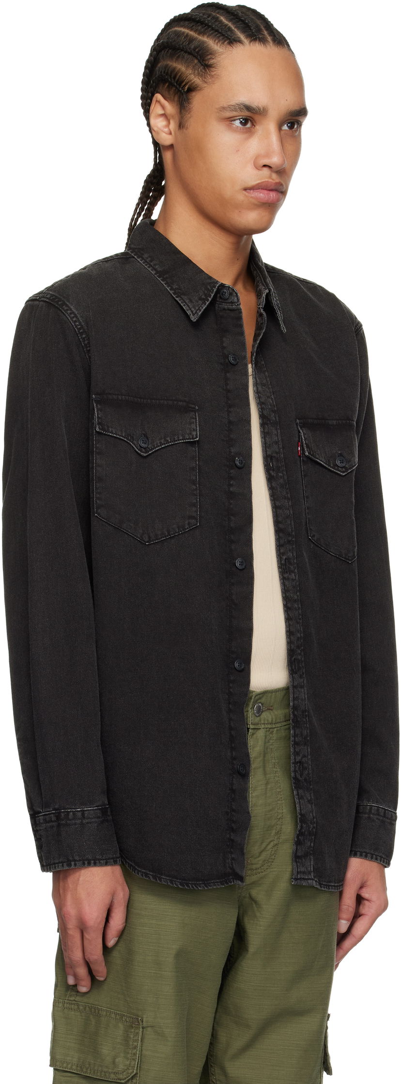 Srajce Levi's Relaxed Fit Western Shirt Črna | A1919-0054