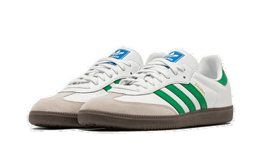 Superge in čevlji adidas Originals Samba OG White Green Bela | IG1024, 2