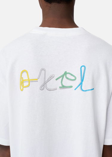 Majica AXEL ARIGATO Paper Clip T-Shirt Bela | A3446001, 6