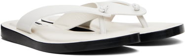 Oblačila Jil Sander Jil Sander Thong Sandals Bela | J44WX0012_P4942, 3