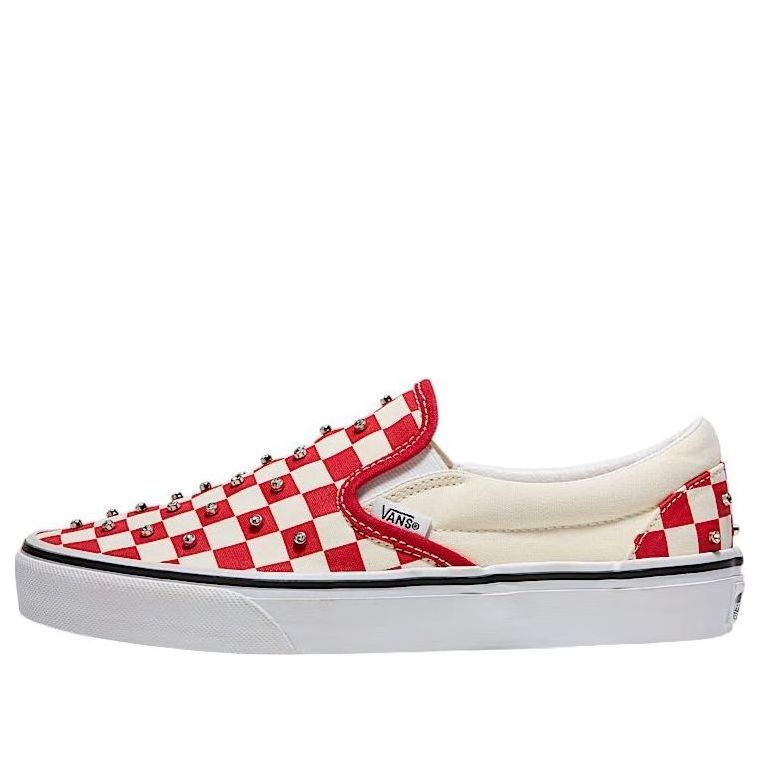 Superge in čevlji Vans Classic Slip-On Checkerboard Rdeča | VN000D6YIZQ
