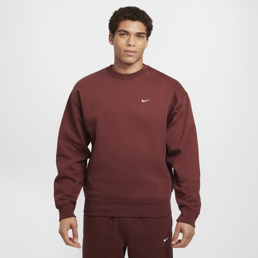 Pulover Nike Solo Swoosh Crewneck Sweatshirt Rjava | DX1361-231