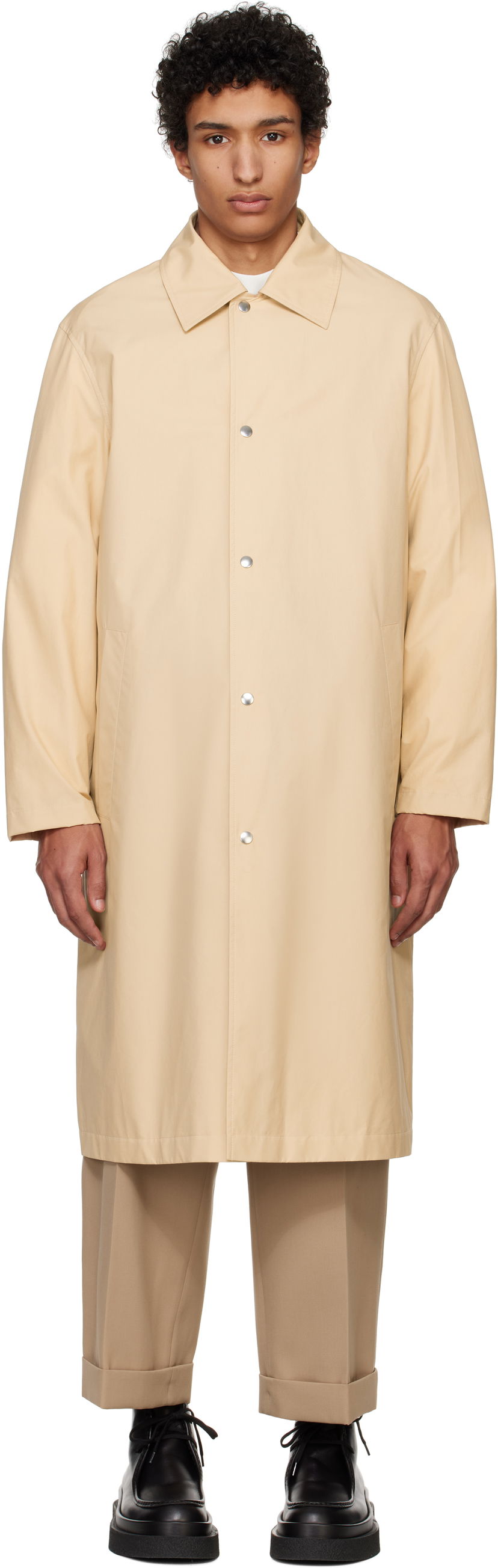 Dežni plašč Jil Sander Jil Sander Sport Coat Bež | J23AA0007_J45026